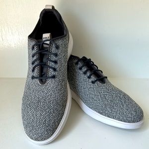 Cole Haan Grand plus Essex Distance Knit Oxford Sneaker Mens 9.5 Gray Nimbus